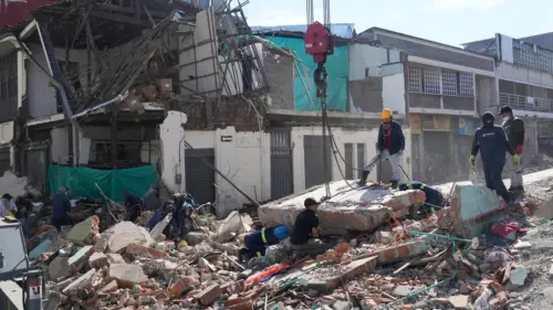 Các hoạt động cứu nạn tiếp diễn tại Colombia sau động đất hơn 224 người thiệt mạng