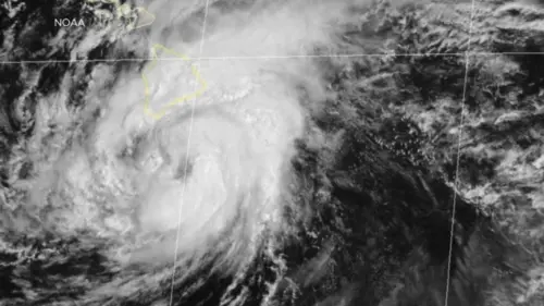 Bão nhiệt đới Lala gây mưa lớn, gió mạnh khắp quần đảo Hawaii