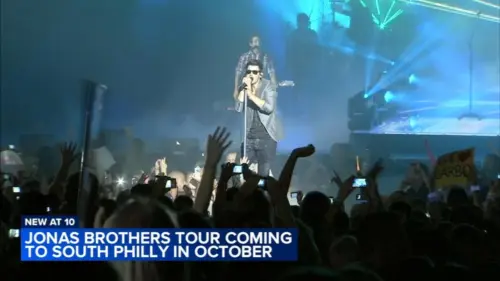 Jonas Brothers sẽ mang ‘The Burning Up Tour All Over Again’ đến Nam Philadelphia