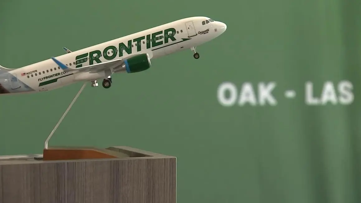 Frontier Airlines trở lại Sân bay Oakland với các chuyến bay đến Las Vegas