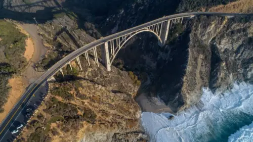 Cấm đỗ xe gần Cầu Bixby ở Big Sur trong một năm