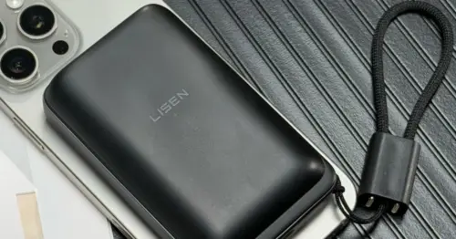 LISEN Qi2.2 MagSafe Battery: Pin Sạc Sạc Nhanh Tích Hợp Dây Đeo Độc Đáo