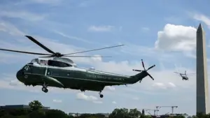 Sự cố an toàn xảy ra với Marine One khi Tổng Thống Donald Trump có mặt