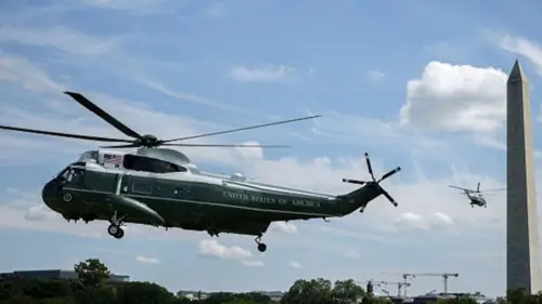 Sự cố an toàn xảy ra với Marine One khi Tổng Thống Donald Trump có mặt
