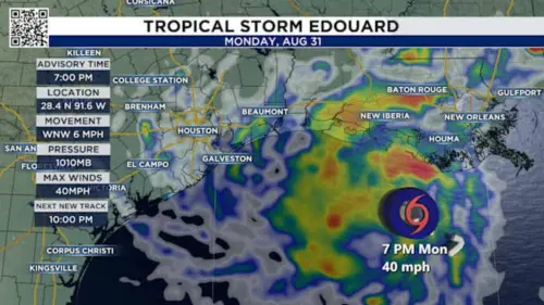 Bão Nhiệt đới Edouard hình thành, dự báo đường đi đến Houston và Đông Nam Texas