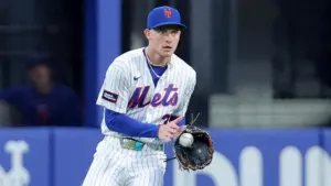 Tân binh Mets Carson Benge gây ấn tượng với hai pha ném bóng chính xác trong trận thắng Padres