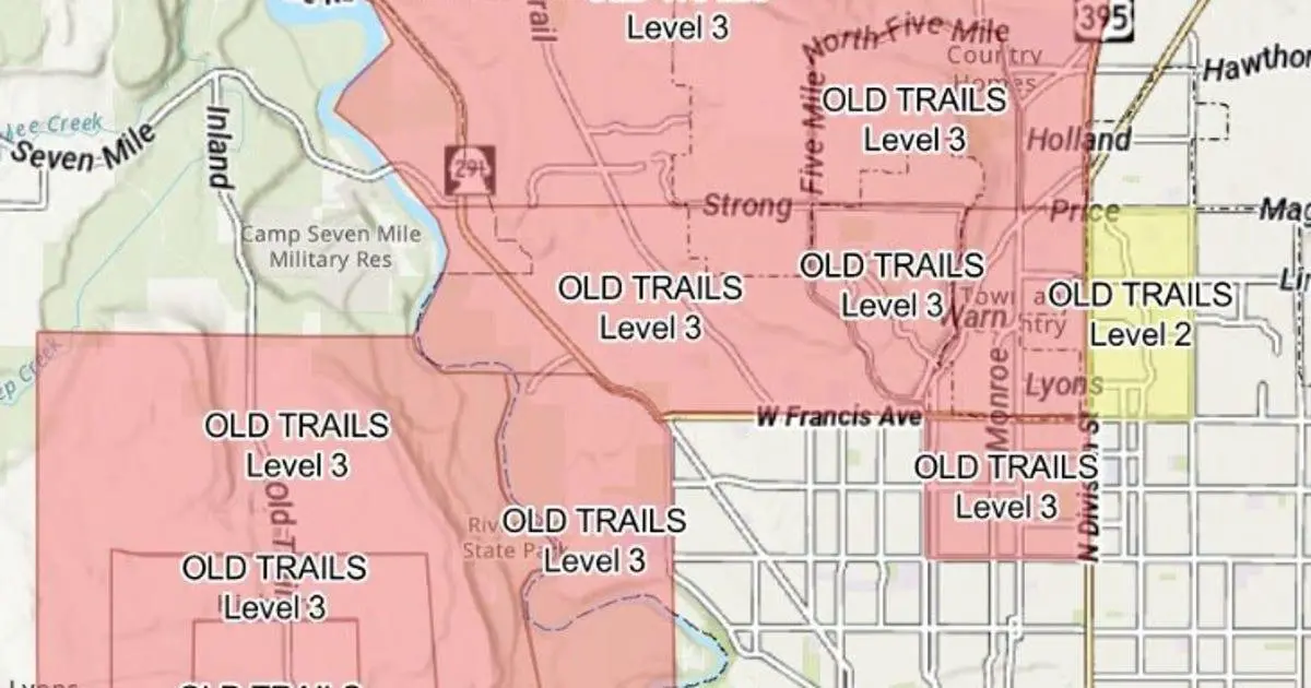 Cháy rừng ở Spokane, Washington buộc lệnh di tản