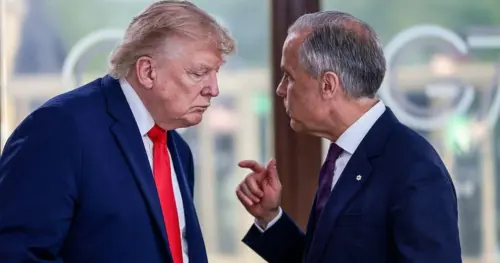 Nghệ Sĩ Rick Larsen Chỉ Trích Tổng Thống Donald Trump Về Biểu Thuế Mới Với Canada