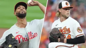 Cristopher Sánchez xuất sắc hơn Shane Baz của Baltimore, Phillies chấm dứt chuỗi thua
