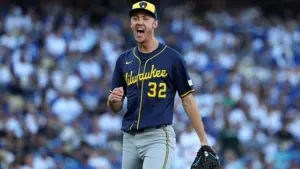 Jacob Misiorowski của Brewers lên tiếng sau trận thua Angels, chê mặt sân Angel Stadium tệ hại