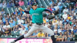 Logan Gilbert và Mariners đối đầu Blue Jays trong trận cầu quan trọng