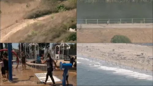 Miền Nam California đối mặt đỉnh điểm đợt nắng nóng cuối tuần, nhiệt độ chạm ngưỡng ba con số