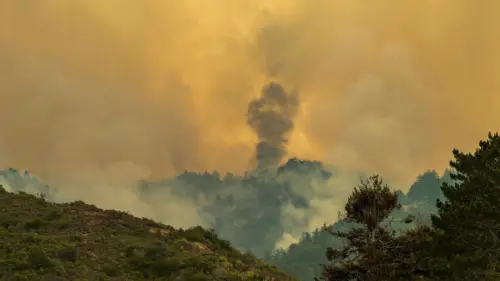 Hai đám cháy rừng bùng phát dọc bờ biển Big Sur, California