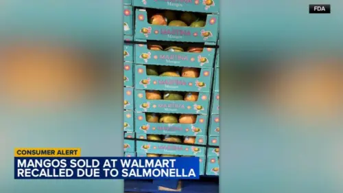 Xoài bán tại Walmart ở PA, NJ bị thu hồi vì lo ngại Salmonella