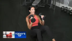 Bài tập thể dục tại nhà: Sit-up với động tác đẩy vai