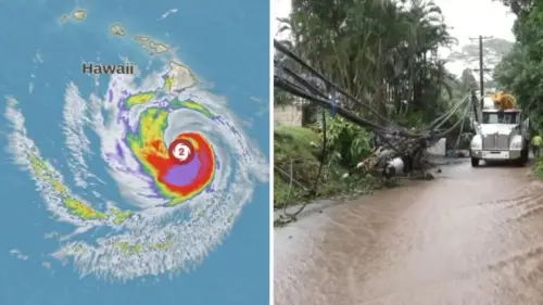Cư dân Vùng Vịnh theo dõi gia đình khi Nolo tiến gần Hawaii, cơn bão lớn thứ 3 trong 2 tháng ập đến quần đảo