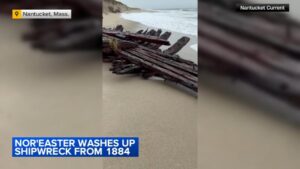 Chuyên gia hàng hải đến Nantucket điều tra di tích tàu đắm do bão Nor’easter