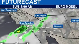 Bão Marie mang mưa và sóng lớn đến Nam California dịp Lễ Lao Động