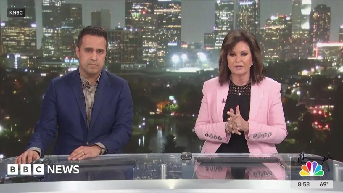 Khoảnh khắc các phát thanh viên NBC xác nhận trực thăng của họ gặp nạn tại Los Angeles