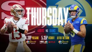 Cách theo dõi trận đấu NFL giữa 49ers và Rams tại Úc
