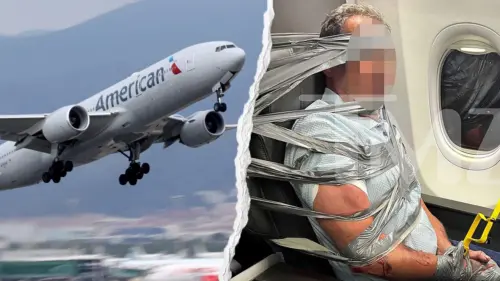 Hành Khách American Airlines Bị Dùng Băng Keo Trói Vào Ghế Sau Sự Cố Trên Máy Bay