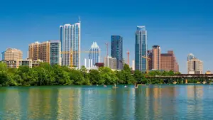 Các hoạt động ngoài trời quanh Sân vận động DKR-Texas Memorial ở Austin