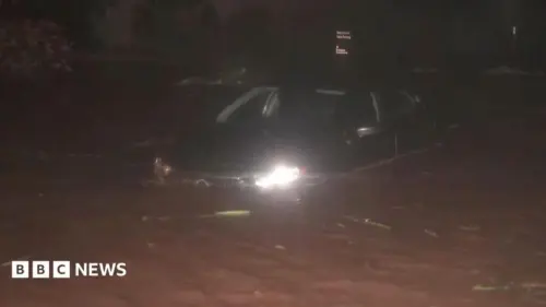 Video: Cây đổ, đường ngập vì bão Lowell quét qua miền Tây Hawaii