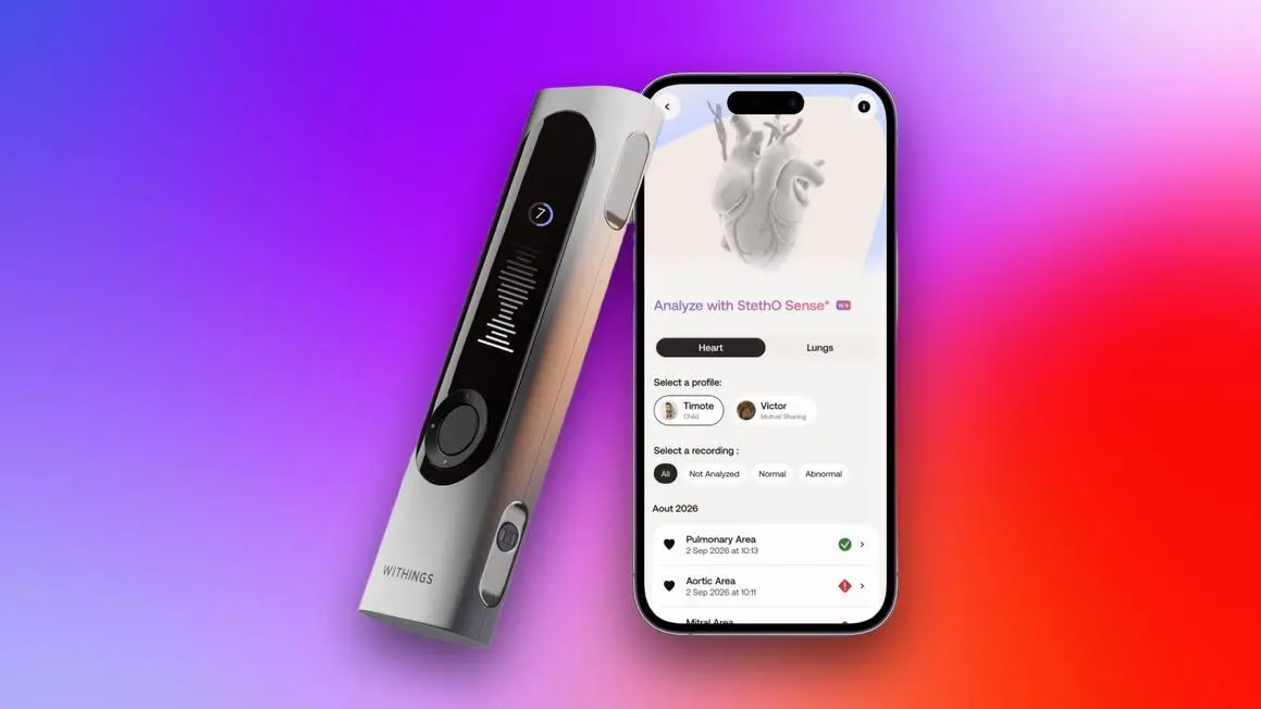 Thiết bị đo nhiệt độ của Withings được nâng cấp với phân tích AI