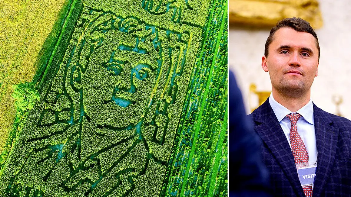Trang trại ở Indiana bị phản đối vì vinh danh Charlie Kirk bằng mê cung ngô
