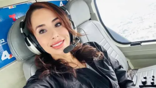 Nữ phóng viên Eliana Moreno và phi công George Marciniw thiệt mạng trong vụ rơi máy bay trực thăng đưa tin