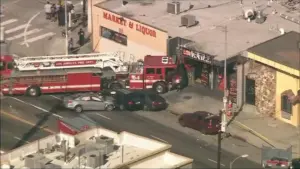 7 người nhập viện sau vụ va chạm liên hoàn liên quan xe cứu hỏa ở Los Angeles