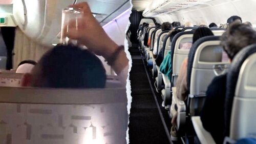 Hành khách dùng ly để gãi đầu trên máy bay, gây sốc cho mọi người