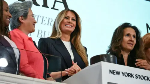 Bà Melania Trump khai trương sáng kiến mới giúp phụ nữ tại Sở Giao dịch Chứng khoán New York