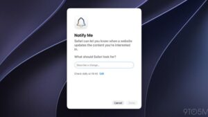 macOS 27: Cách dùng tính năng ‘Thông báo cho tôi’ mới trên Safari