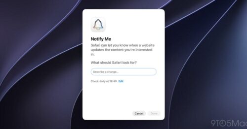 macOS 27: Cách dùng tính năng ‘Thông báo cho tôi’ mới trên Safari