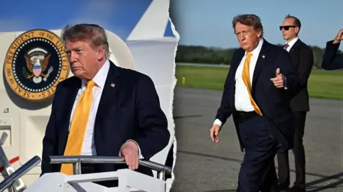 Tổng Thống Donald Trump Xuất Hiện Với Kiểu Tóc Tối Màu Hơn, Gây Xôn Xao Mạng Xã Hội