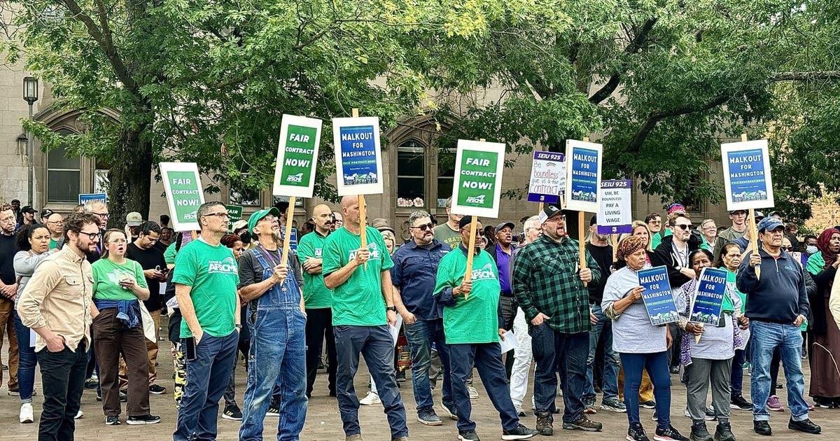 Nhân viên Đại học Washington đình công hôm thứ Năm