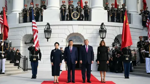 Tổng Thống Donald Trump đón Chủ tịch Trung Quốc Tập Cận Bình tại Tòa Bạch Ốc