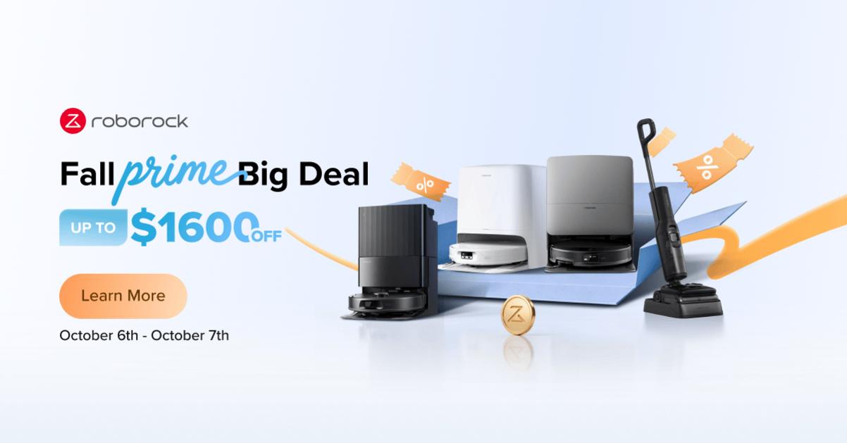 Giảm giá Lớn: Dịp Tuyệt Vời Nâng Cấp Máy Hút Bụi Tự Động Roborock Mùa Thu Prime Day