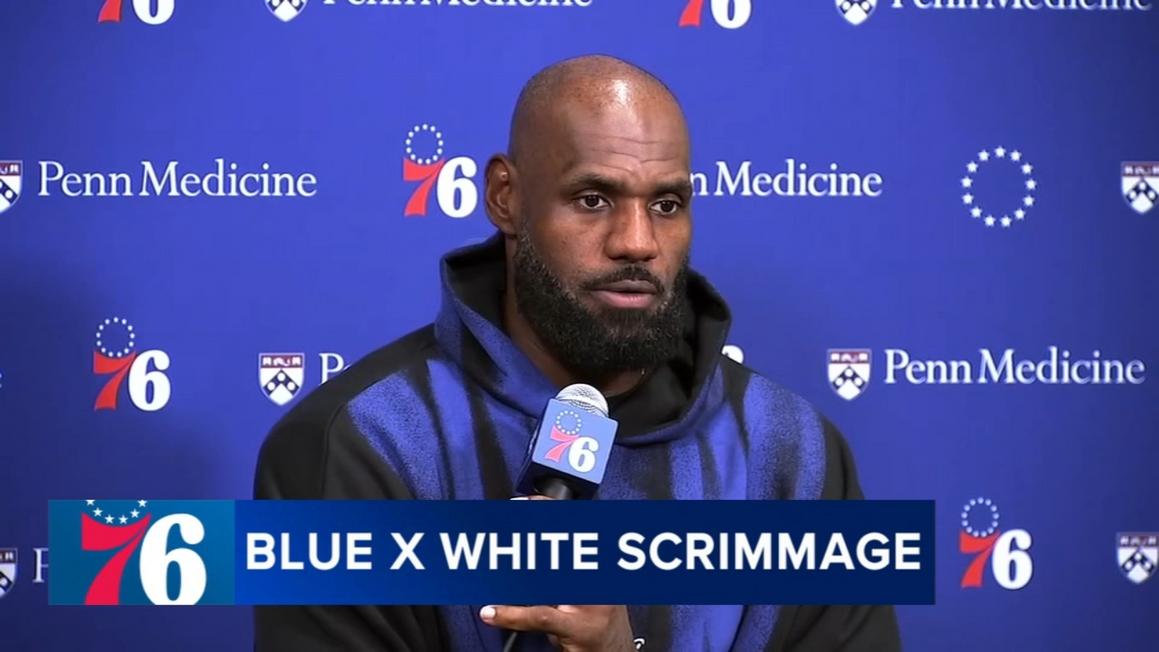 LeBron James và dàn cầu thủ mới của Sixers thu hút người hâm mộ đến buổi giao hữu
