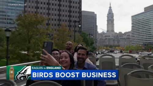 Chuyến đi London của đội Eagles mở ra cơ hội quảng bá du lịch Philadelphia