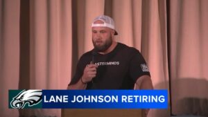 Người hâm mộ Eagles ca ngợi quyết định giải nghệ của Lane Johnson