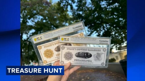 Thợ săn kho báu Philadelphia truy tìm giải thưởng bí mật trong cuộc săn tìm kho báu toàn thành phố