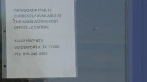 Thị trấn Matagorda, Texas vẫn chưa có bưu điện sau 6 năm