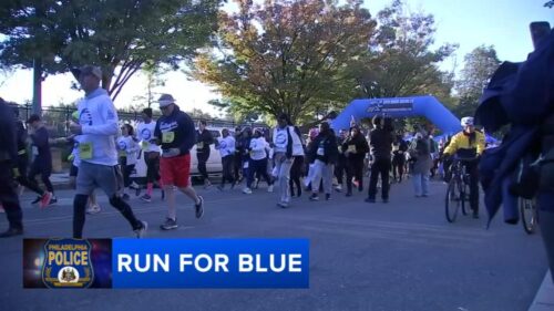 Hàng ngàn người tham gia sự kiện ‘Run for Blue’ ủng hộ cảnh sát Philadelphia đã hy sinh