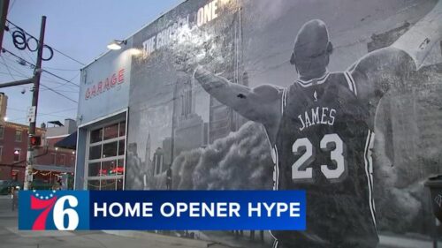 Sự Háo Hức Mở Màn Sân Nhà Của Sixers Lan Tỏa Khi Người Hâm Mộ, Nghệ Sĩ Chào Đón Kỷ Nguyên Mới