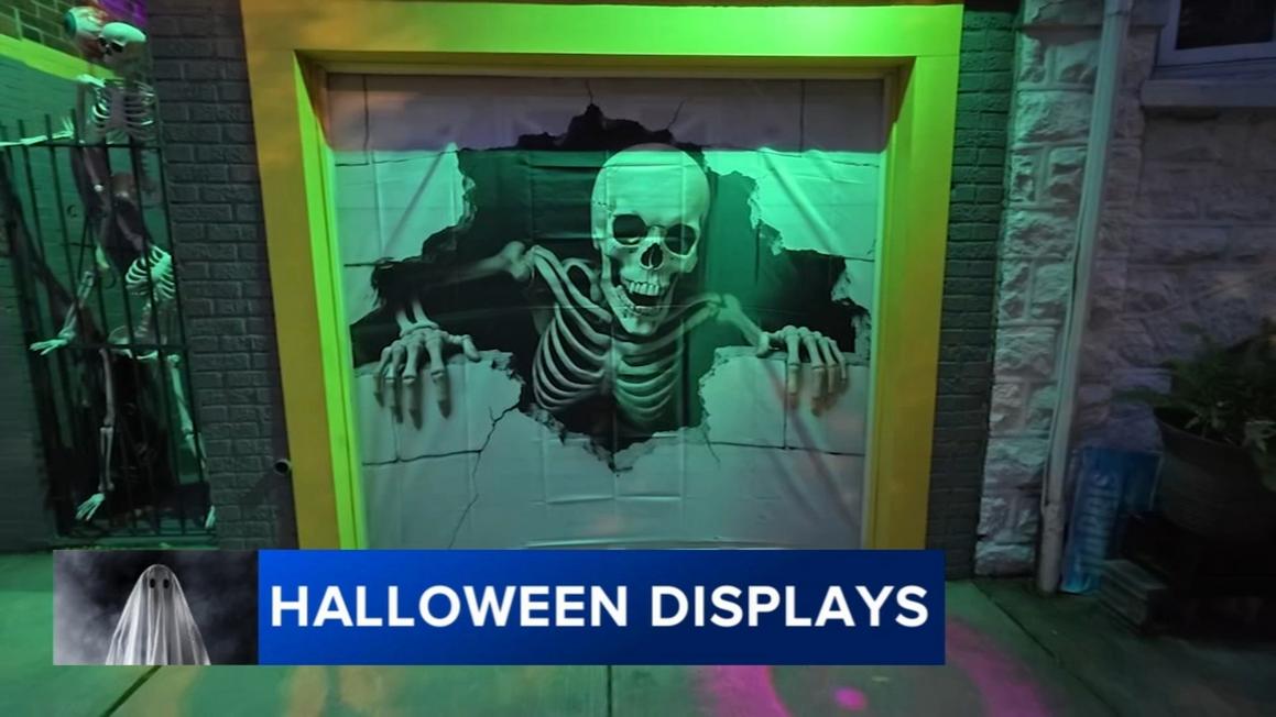Các khu dân cư Philadelphia chào đón Halloween với trang trí công phu và bản đồ ma quái