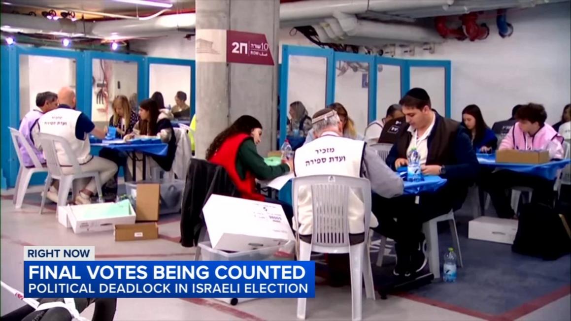 Kết Quả Sơ Bộ Bầu Cử Israel Cho Thấy Khả Năng Bế Tắc, Thủ Tướng Netanyahu Tố Gian Lận