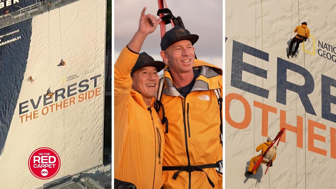 Các nhà làm phim &#8216;Everest: The Other Side&#8217; đu dây xuống bảng quảng cáo