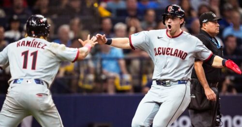 Guardians đánh bại Rays 7-3 trong Game 1 ALCS